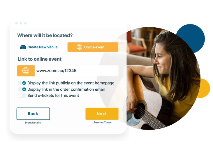Online music events
